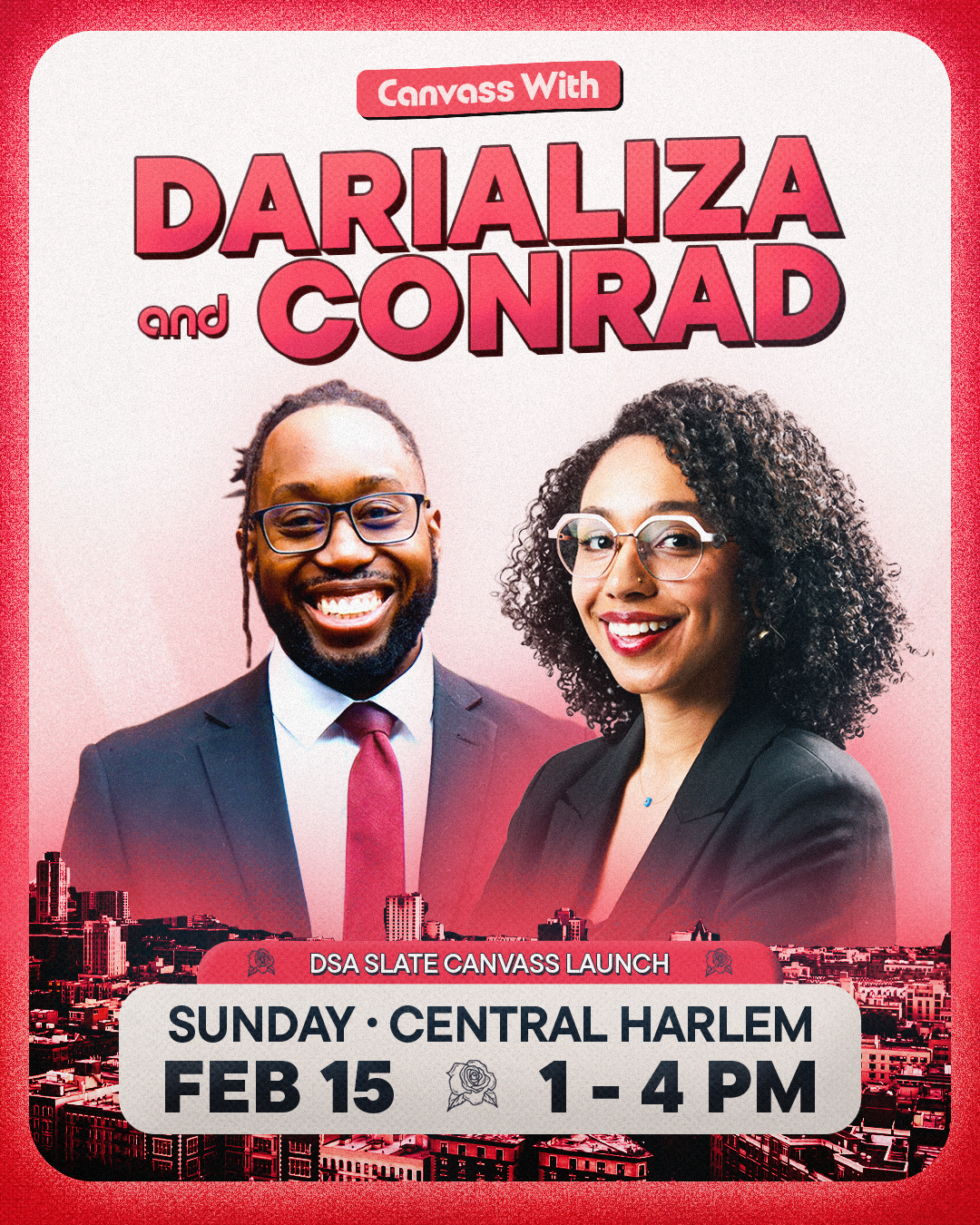 DSA Slate Canvass Launch — Darializa and Conrad