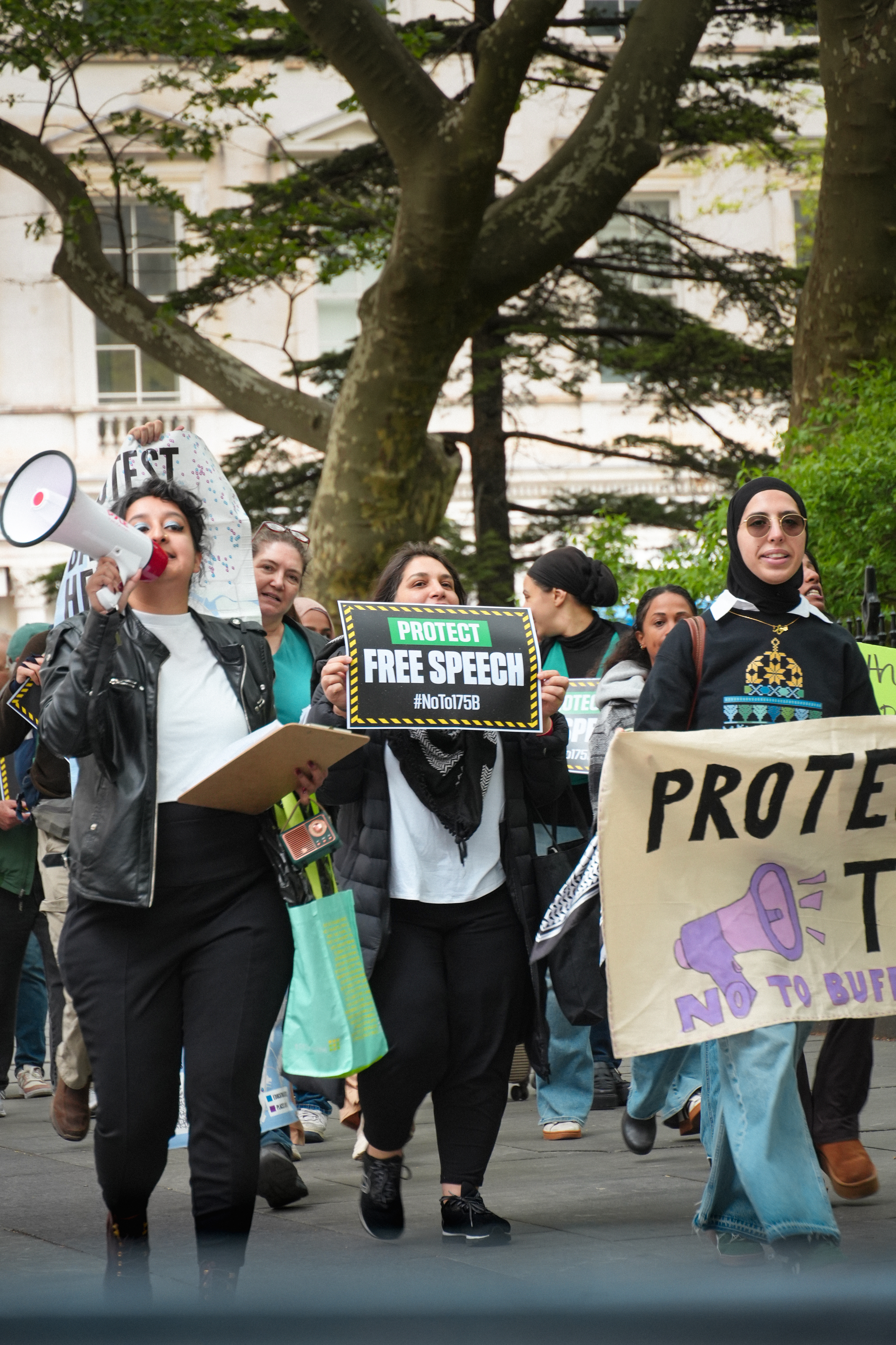 Protect Free Speech rally — No To 175B