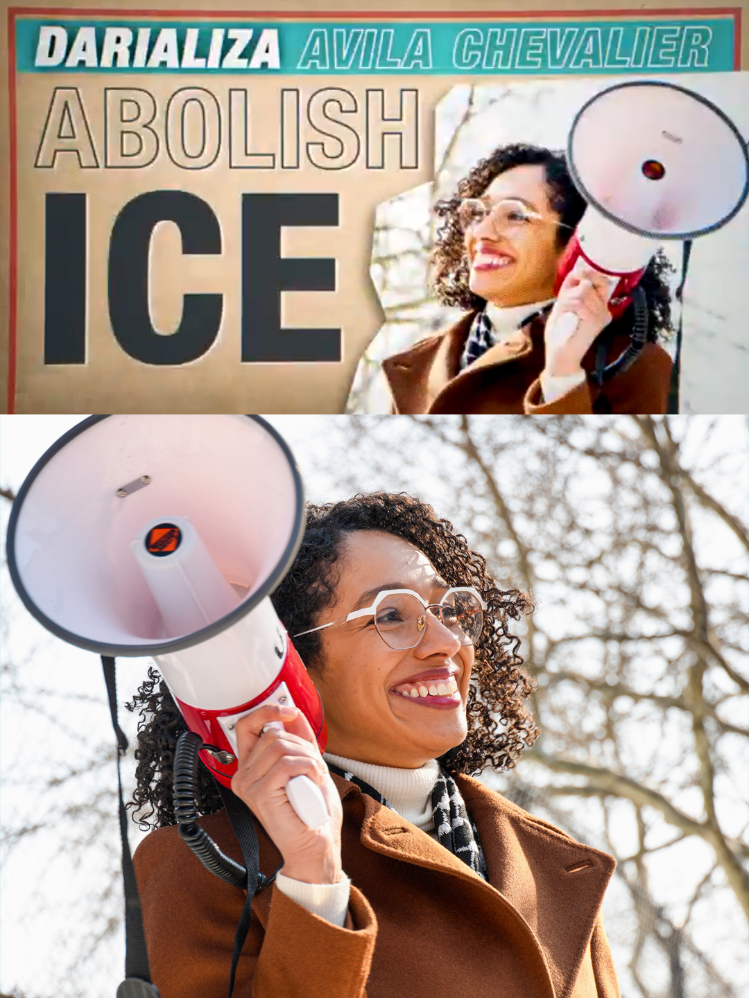 Darializa Avila Chevalier — Abolish ICE poster