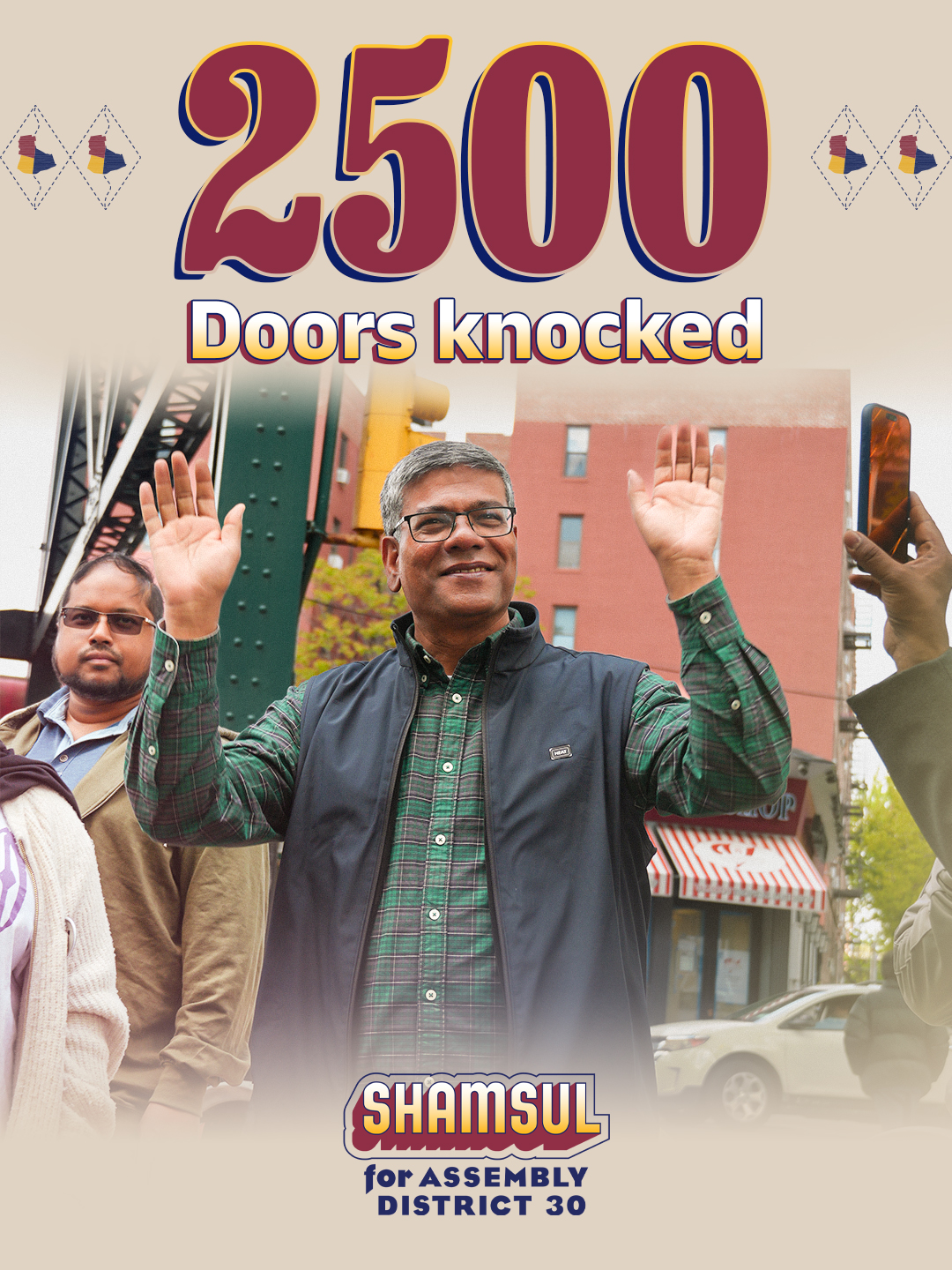 2500 Doors Knocked — Shamsul for Assembly