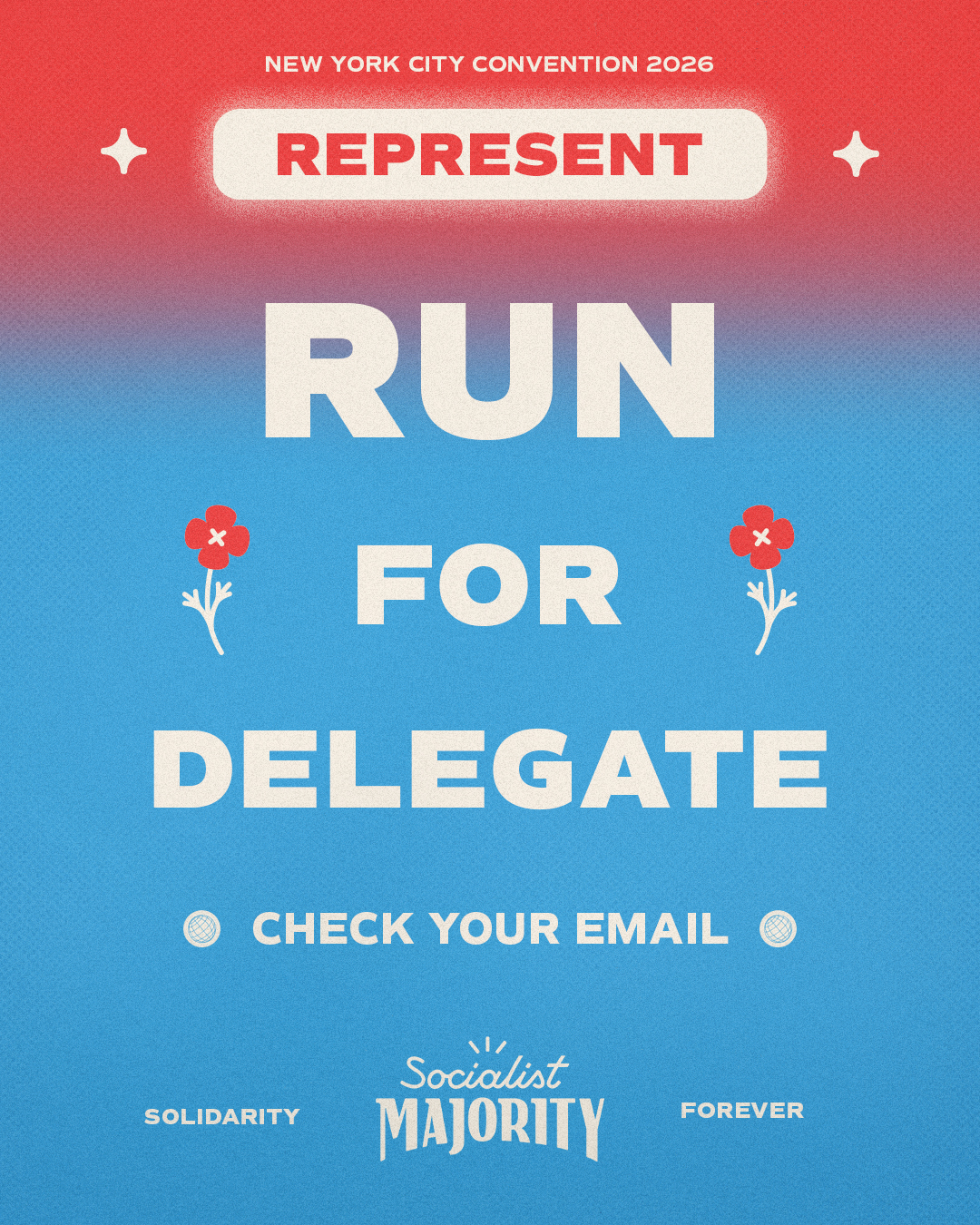 Represent — Run for Delegate, NYC Convention 2026