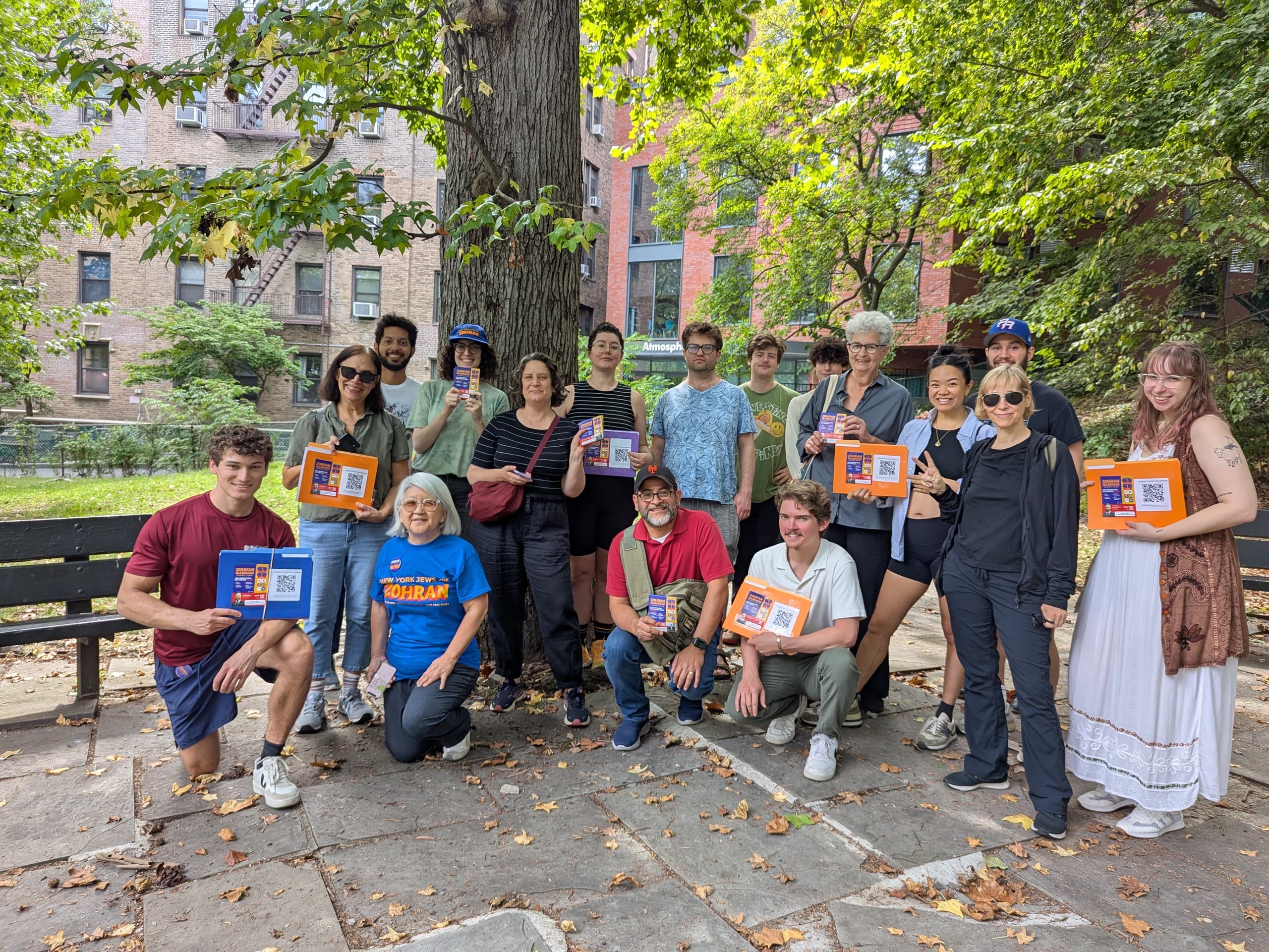 Zohran canvassing team